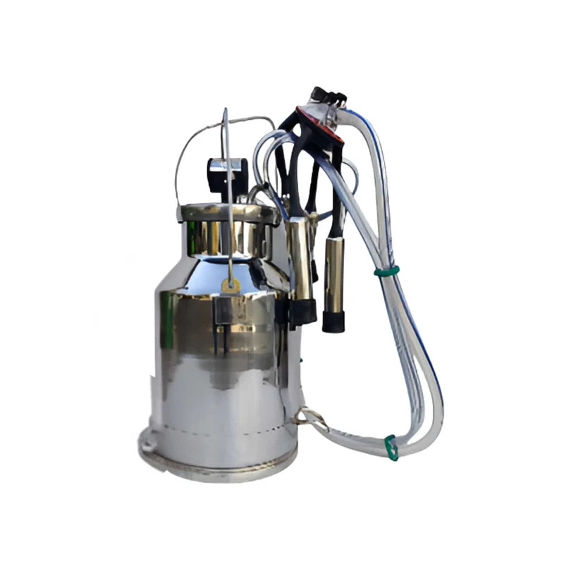 400 LPM Mobile Cow Milking Machine with Stainless Steel Bucket
