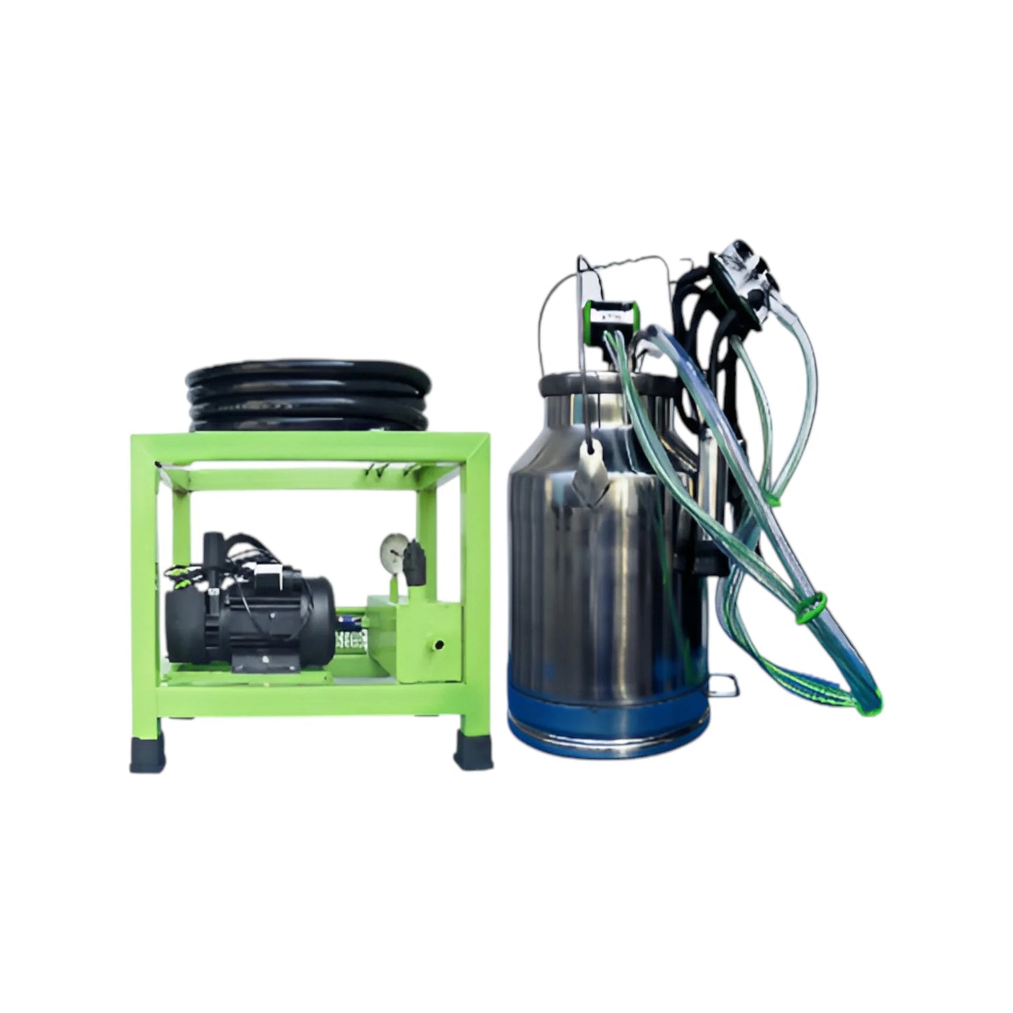 Milking Machine with Stainless Steel Bucket 200 LPM Monoblock