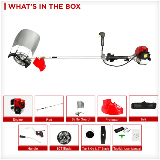 REALLY 4 Stroke Petrol Brush Cutter ISI Approved RAPL-PCHS-35S-ISM