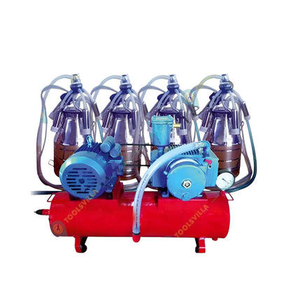 Milking Machine Four Bucket, 60 PPM and Productivity 25 cows/Hr at Best price