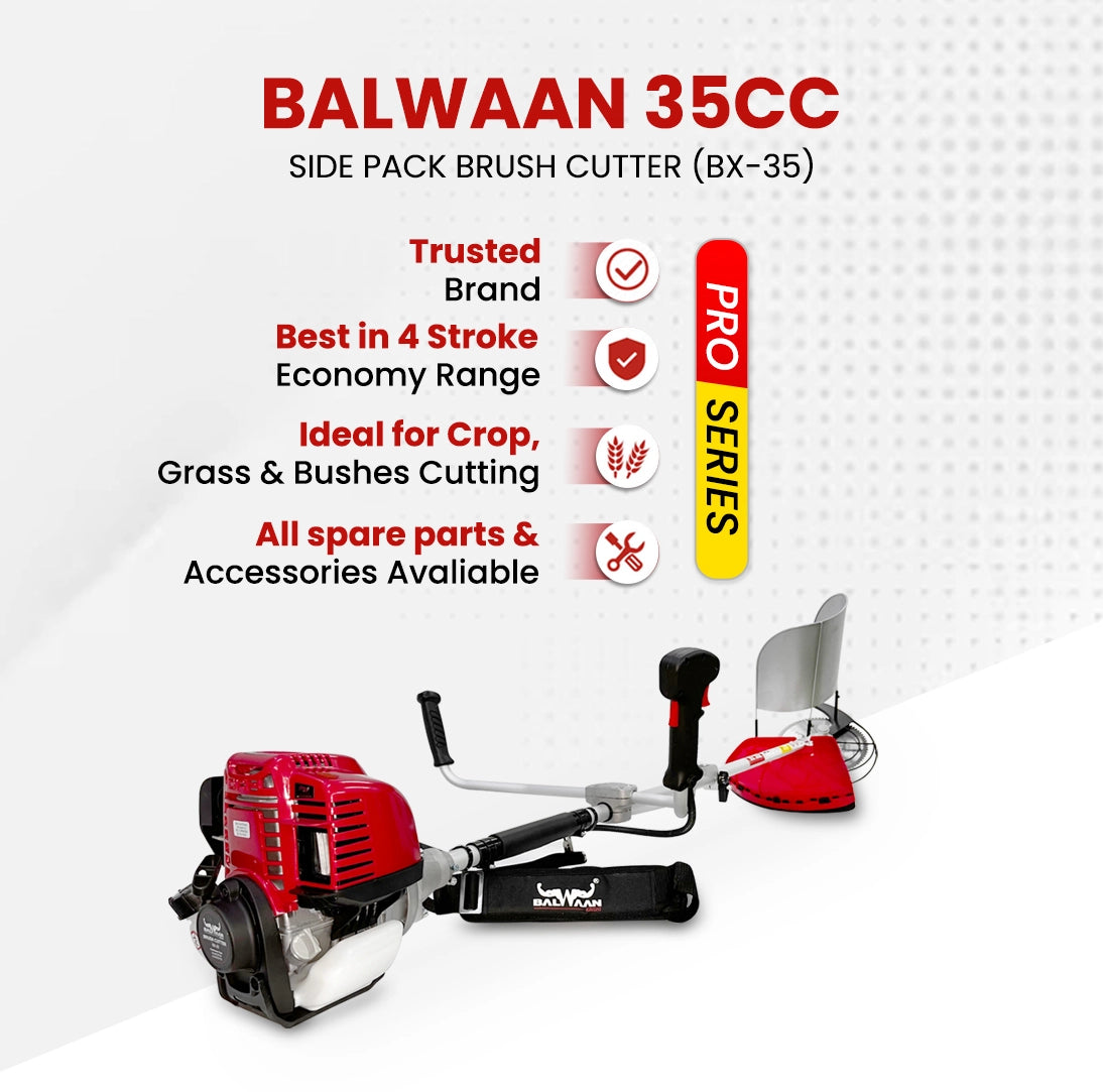 InSide PackBalwaan BX-52 2 Stroke 52cc Side Pack Brush Cutter
