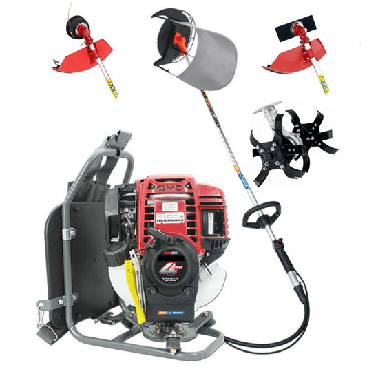 Heavy Duty 4 Stroke GX-35 Petrol Brush Cutter with Tiller