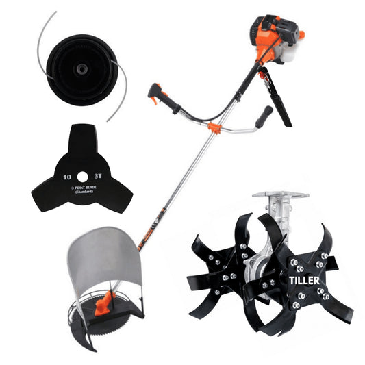 All in One Brush Cutter 52CC Petrol 2 Stroke Engine