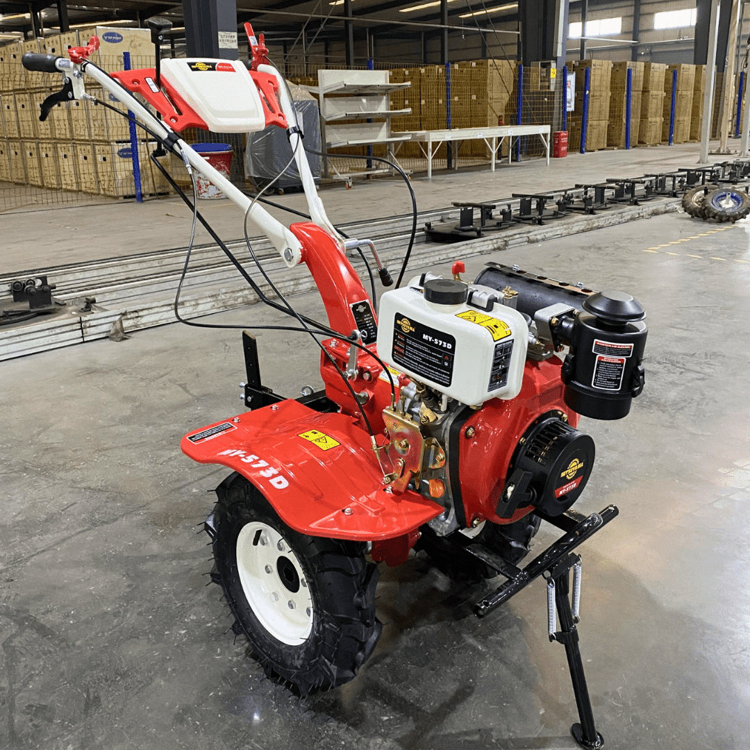 Powerful 7 HP Diesel Power Tiller 247CC with PTO Shaft DPT-7HP