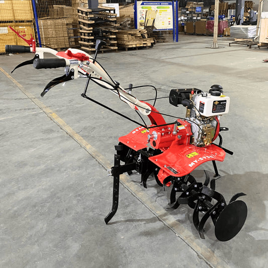 Powerful 7 HP Diesel Power Tiller 247CC with PTO Shaft DPT-7HP