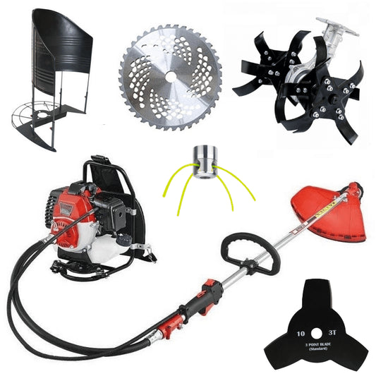 NEPTUNE 2 HP Backpack Brush Cutter with Tiller Attachment – Petrol